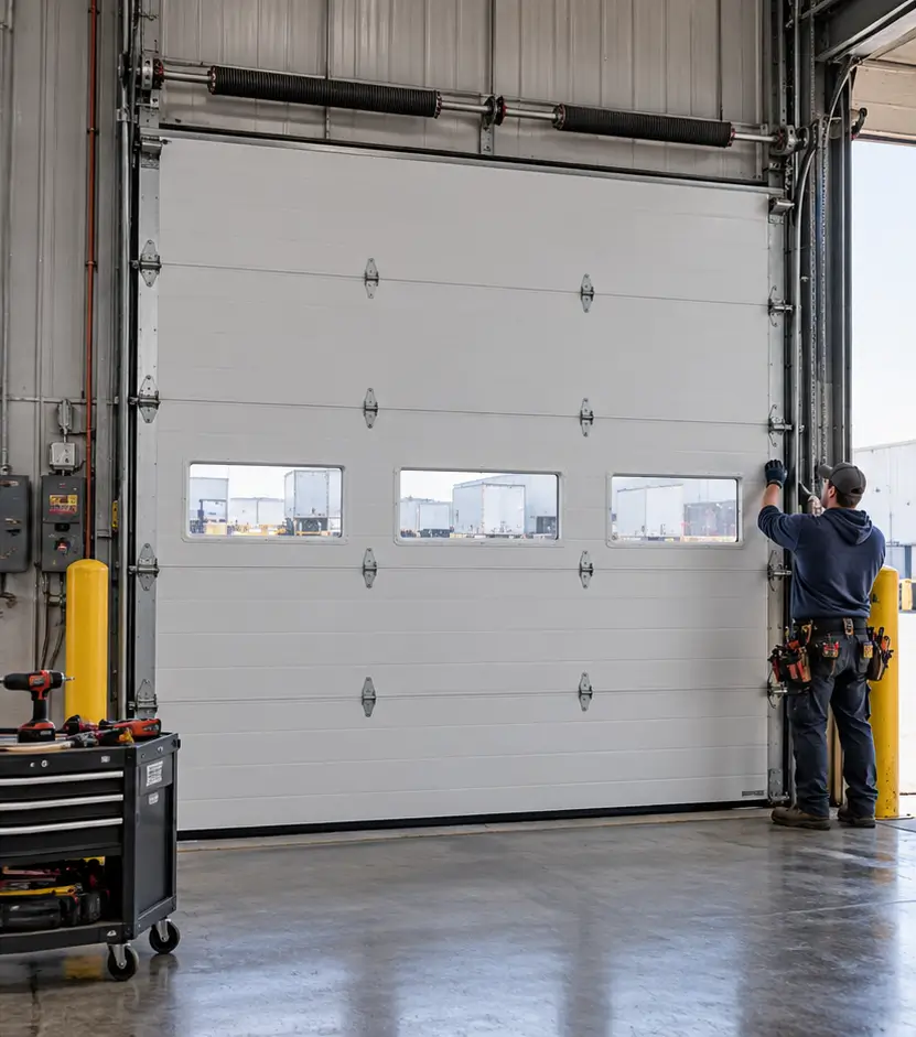 after commercial garage door repair