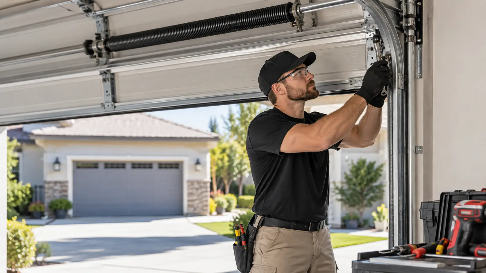 Garage door repair service in Tomball Texas