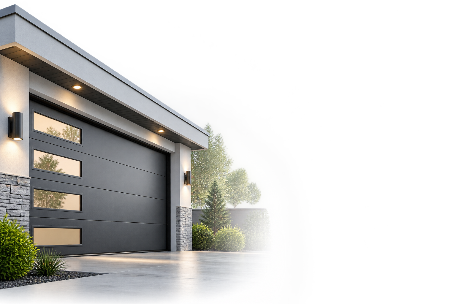 Garage door service decorative technician