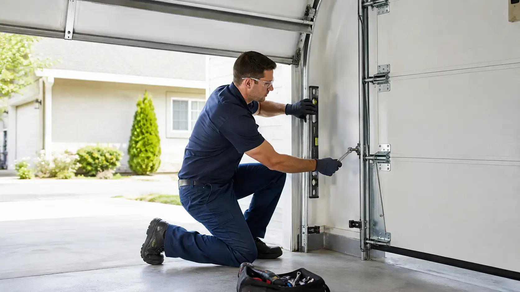 Garage door spring repair service in Tomball TX